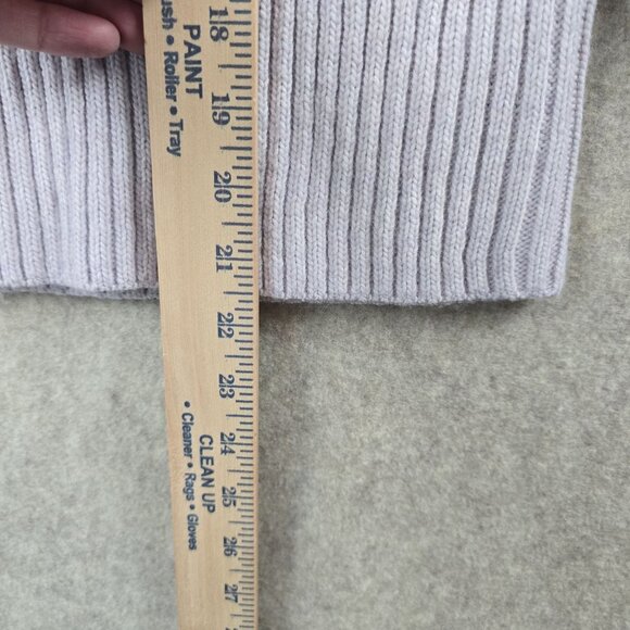 H&M Womens Ribbed Turtleneck Sweater S Lavender - Picture 5 of 6